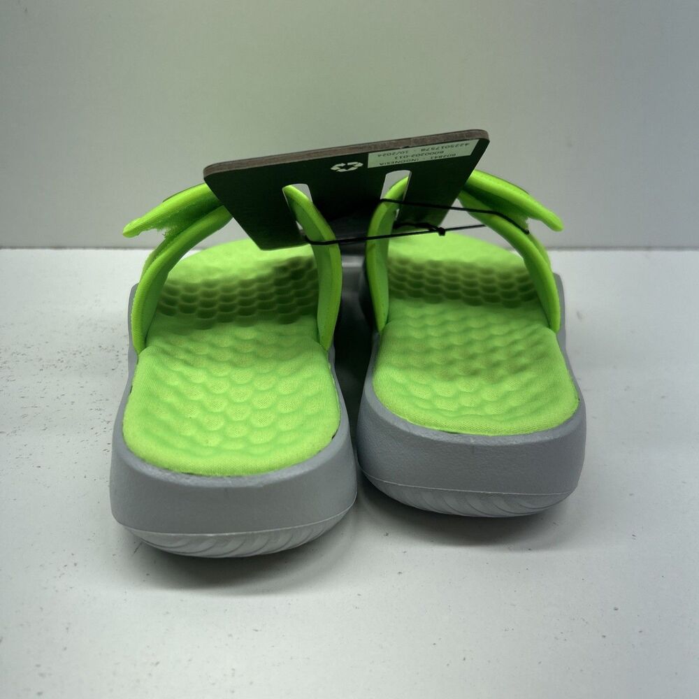 Under Armour 13K Boys Sandals Green/Gray NWOT - Picture 3 of 5